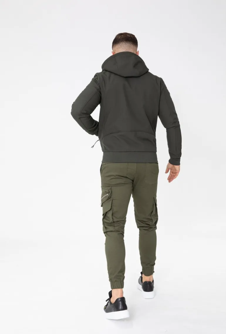 Veste zippée à capuche