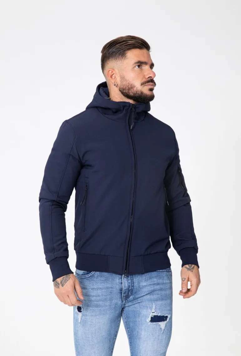 Veste zippée à capuche