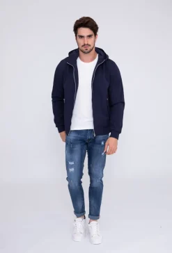 Veste zippée capuche