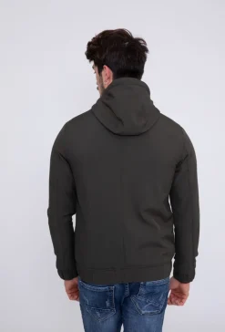 Veste zippée capuche
