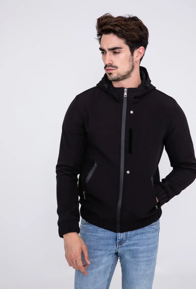 Veste zippée capuche