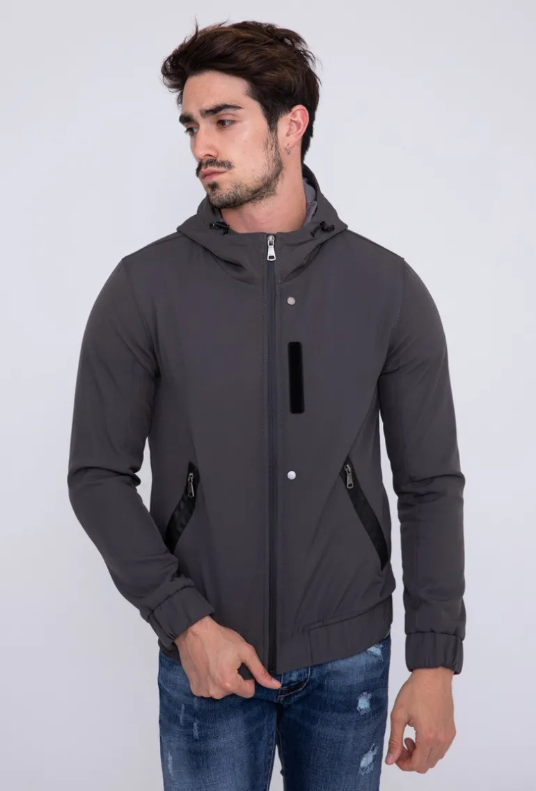 Veste zippée capuche